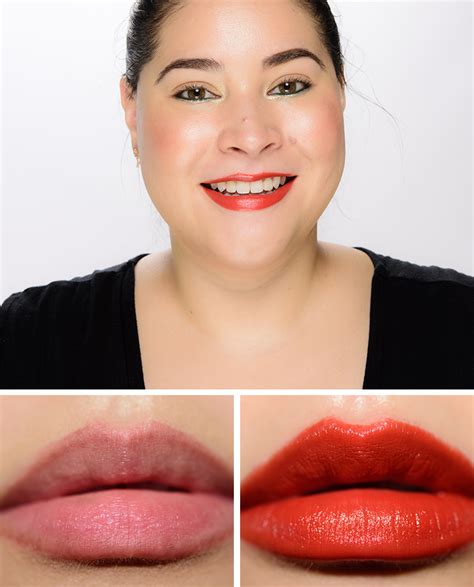 YSL Chili Provocation, Orange Fatal, Nu Imprevu Rouge Pur 